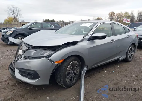 2018 Honda Civic Ex-L from USA, damaged, VIN JHMFC1F78JX023724